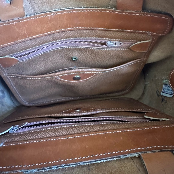Dooney & Bourke Tan Leather Handbag - Picture 4 of 8